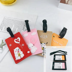 Name ID Card Silicone Travel Luggage Tag Suitcase