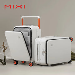 Mixi 2023 New Design Wide Handle Suitcase Men Carry-On Luggage