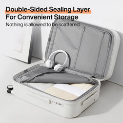 Mixi 2024 New Design Suitcase Carry On Luggage with Cup Phone Holder