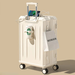 2024 new large capacity suitcase for women trolley case Student Travel Lockbox