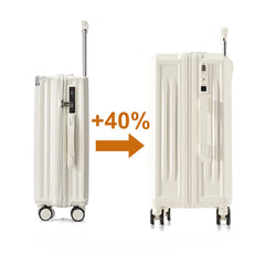 2024 new large capacity suitcase for women trolley case Student Travel Lockbox