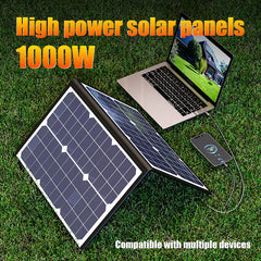1000W Solar Panel Kit Complete Camping Foldable Solar Power Station