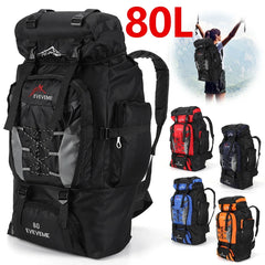 Large 80L Travel Bag Camping Backpack Hiking Army Climbing Bags