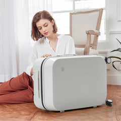 Mixi Patent Design Travel Luggage Women Men Suitcase On Wheels