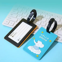 Name ID Card Silicone Travel Luggage Tag Suitcase