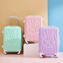 Trolley Luggage Bag Cute Cartoon Rolling Luggage Case 20 Inch with Password