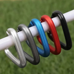 Triangle Carabiner Outdoor Camping Hiking Keychain Snap Clip Hook Accessories