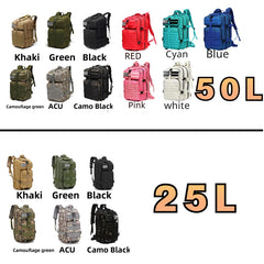 Nylon Waterproof Trekking Fishing Hunting Backpack Outdoor