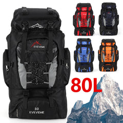 Large 80L Travel Bag Camping Backpack Hiking Army Climbing Bags
