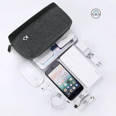 Multipurpose Electronic Accessories Cable Pouch Storage Bag Gadget Travel