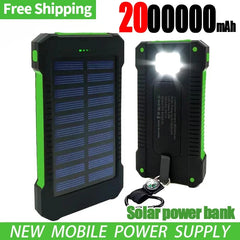 New 200000 mAh Solar Power Bank