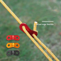Aluminum Cord Tent Wind Rope Buckles Guyline Adjusters Paracord Tensioner Outdoor Camping Accessories