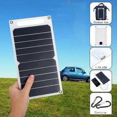 30W Solar Panel With USB Waterproof Outdoor Hiking And Camping