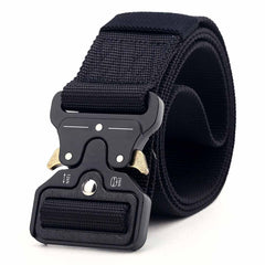 Men Multifunction Nylon Military Tactical Adjustable Waist Belt Quick Release Belt