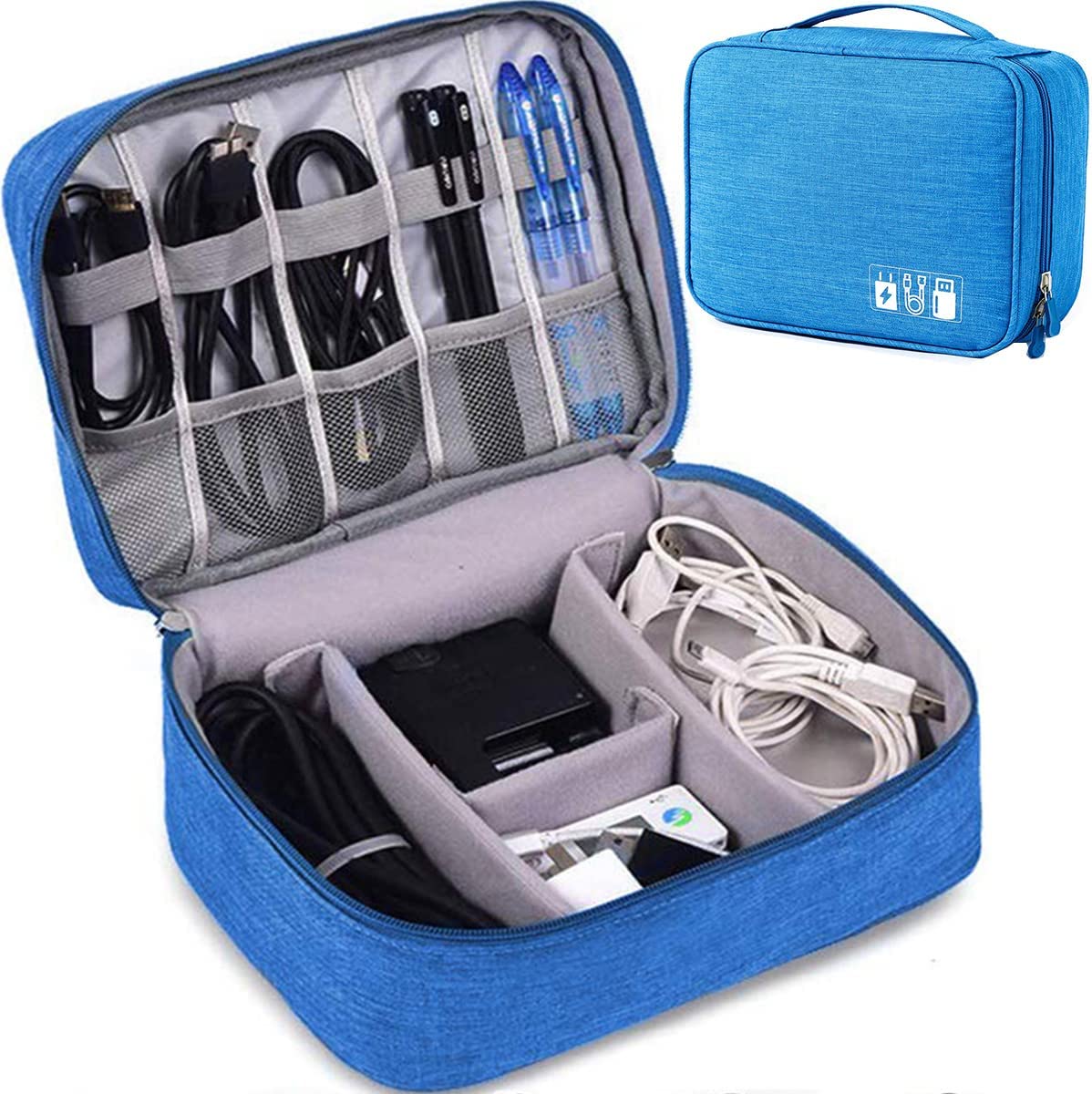 Electronics Luggage Black Red Blue Grey