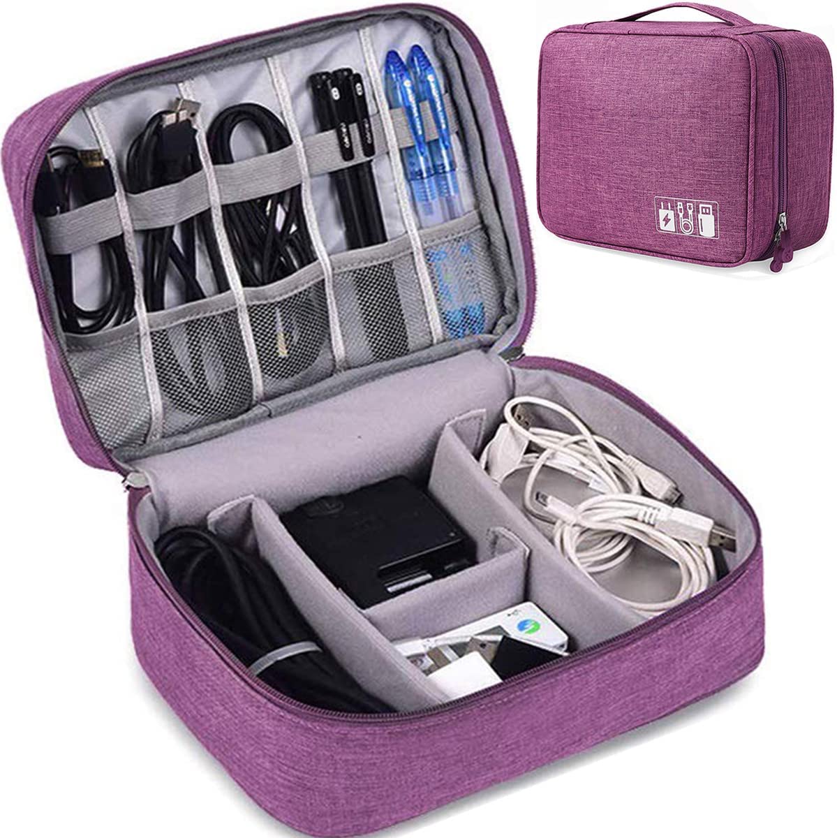 Electronics Luggage Black Red Blue Grey