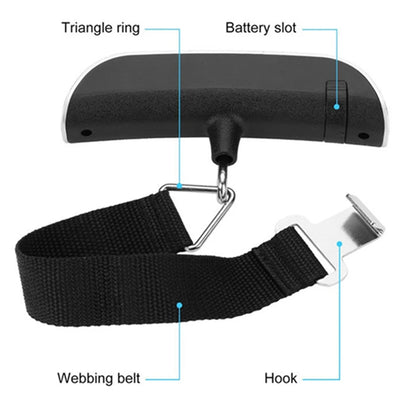 Boarding Portable Scale Digital LCD Display Electronic Luggage Hanging Suitcase Travel Weighs Baggage Bag Weight Balance Tools
