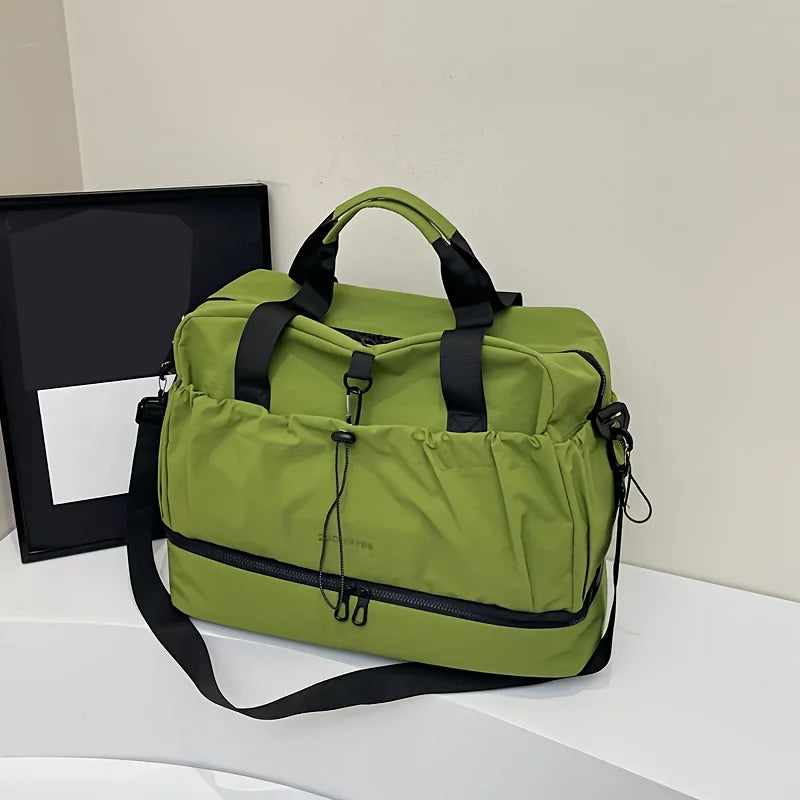 Large Travel Bag - Spacious, lightweight & durable. With adjustable strap & pockets. Perfect for travel & commute.