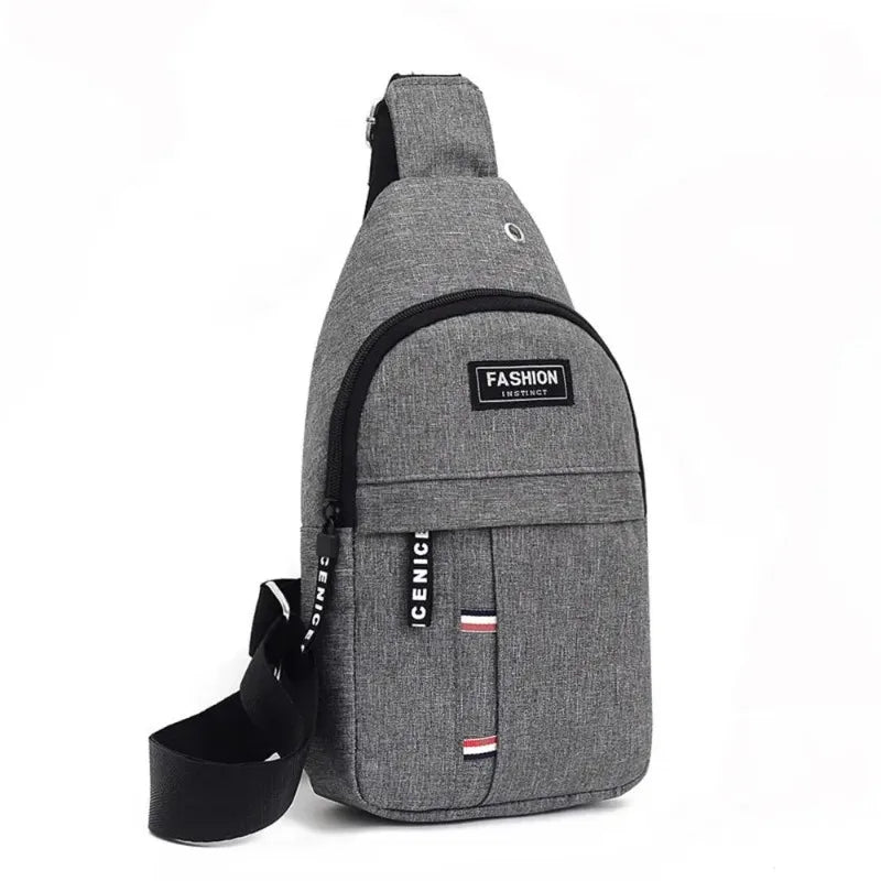 Mens Chest Bag New Fashion Style Casual Sports Shoulder Crossbody Bag Cross Body Chest Bag for Men