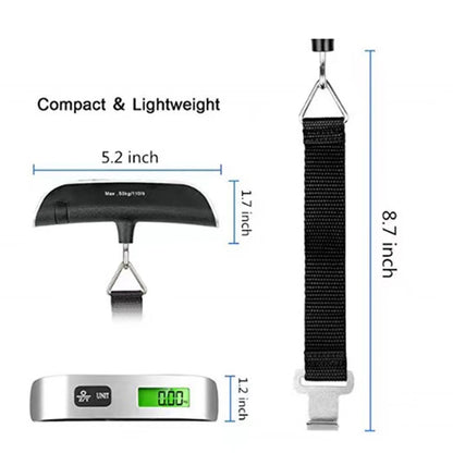 Boarding Portable Scale Digital LCD Display Electronic Luggage Hanging Suitcase Travel Weighs Baggage Bag Weight Balance Tools