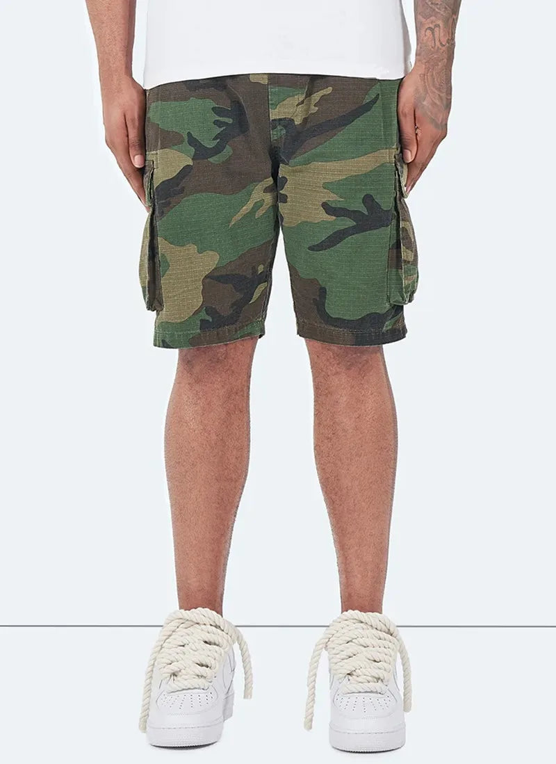 Summer New Men's Casual Multi-pocket Men's Quarter Pants
