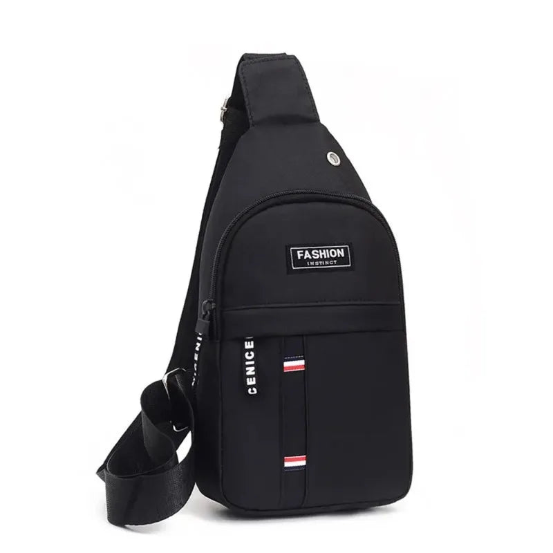 Mens Chest Bag New Fashion Style Casual Sports Shoulder Crossbody Bag Cross Body Chest Bag for Men