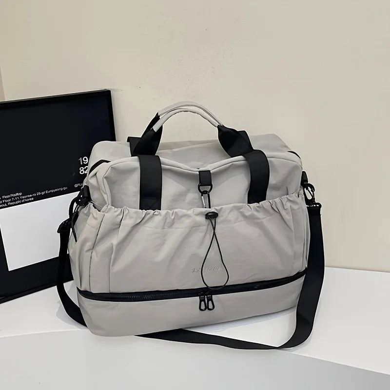 Large Travel Bag - Spacious, lightweight & durable. With adjustable strap & pockets. Perfect for travel & commute.