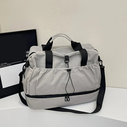Large Travel Bag - Spacious, lightweight & durable. With adjustable strap & pockets. Perfect for travel & commute.