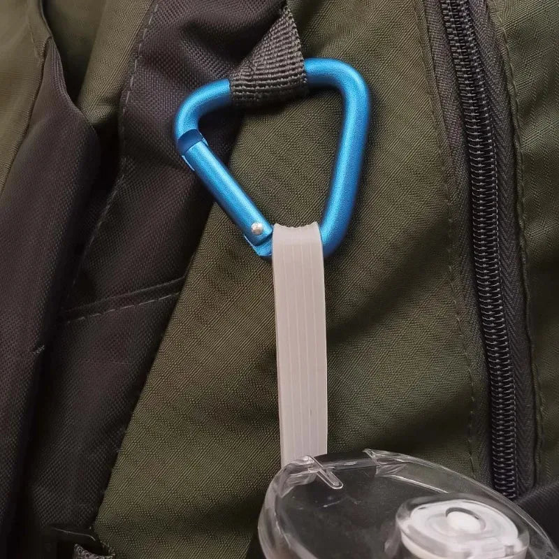 Triangle Carabiner Outdoor Camping Hiking Keychain Snap Clip Hook Accessories