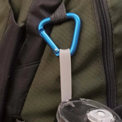 Triangle Carabiner Outdoor Camping Hiking Keychain Snap Clip Hook Accessories