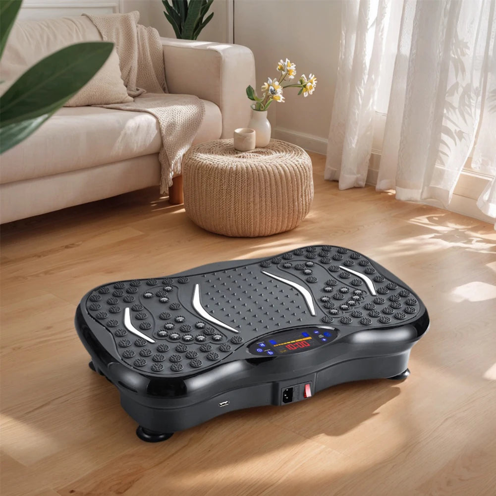 Fat Vibration Plate Device Powered Vibration Platform for Full Body Training Fat Burning & Muscle Building Weight Loss & Shaping