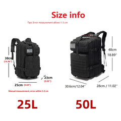 Nylon Waterproof Trekking Fishing Hunting Backpack Outdoor