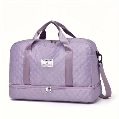 Lightweight Luggage Bag, Large Capacity Travel Duffle Bag Gym Tote Bags, Shoulder Weekender Overnight Bag