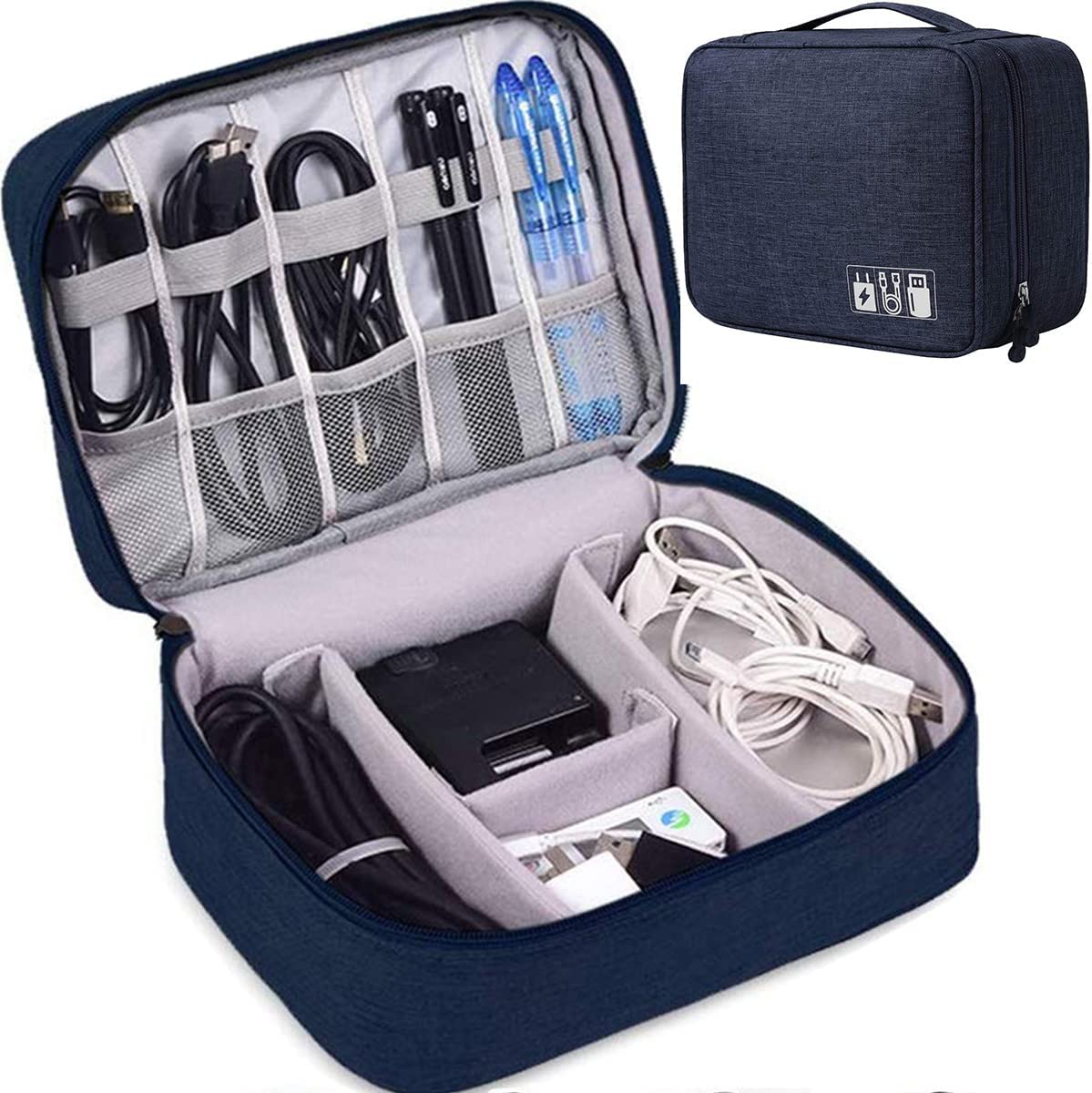 Electronics Luggage Black Red Blue Grey