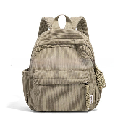 Personalized Cute Corduroy Large-Capacity Harajuku-Style Backpack